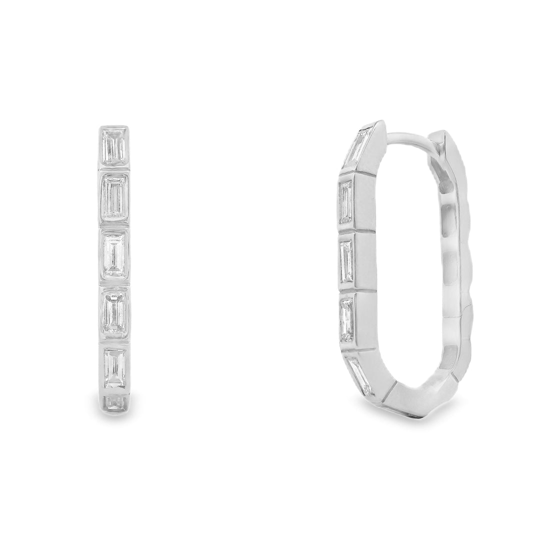 Axis Baguette Hoops