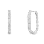 Load image into Gallery viewer, Axis Baguette Hoops
