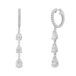 Load image into Gallery viewer, Pear-Drop Hoops

