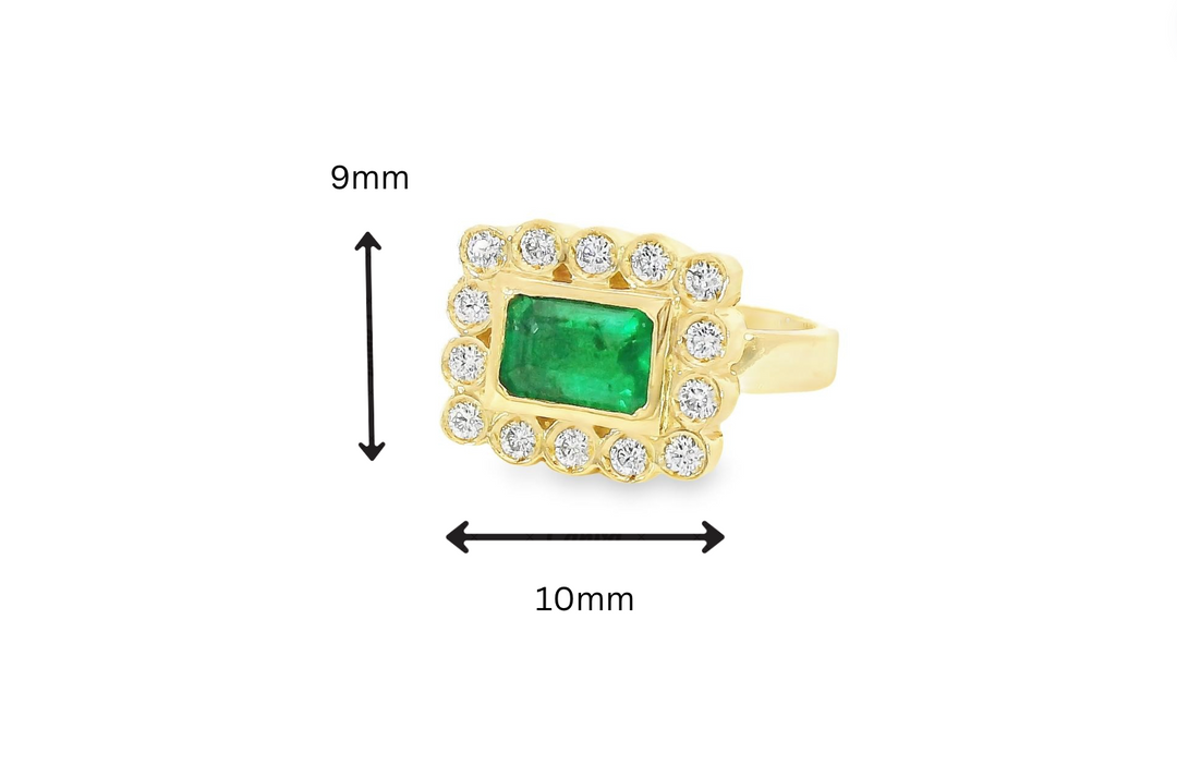 Emerald Birwaz Ring, Small Size