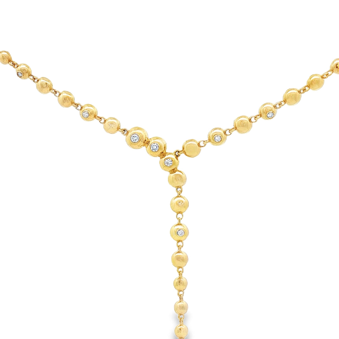 Bubble Lariat Necklace