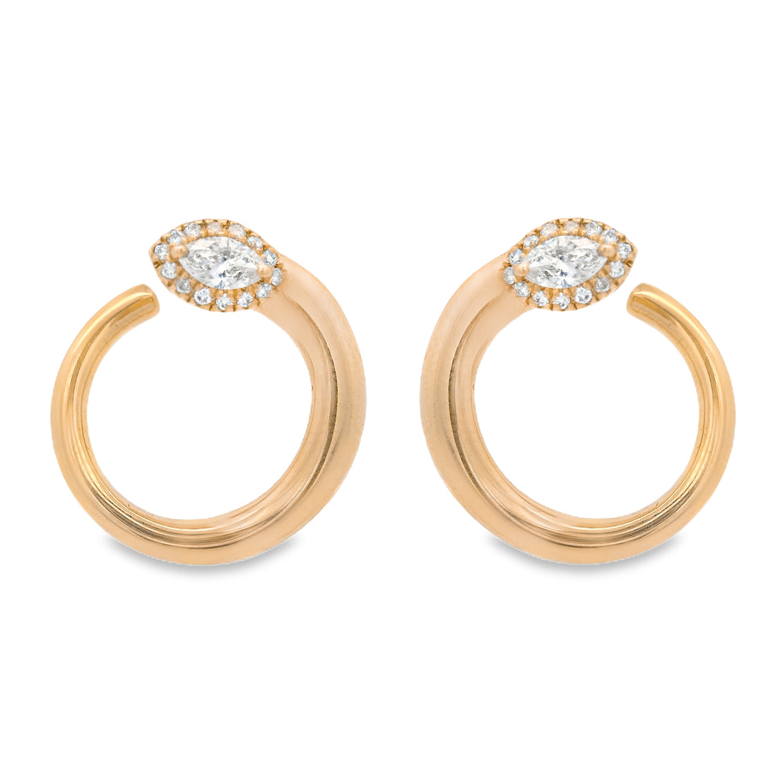 Marquise Twist Earrings