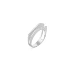 Load image into Gallery viewer, Rooftop Ring with Diamonds
