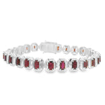Load image into Gallery viewer, Ruby Delights Tennis Bracelet
