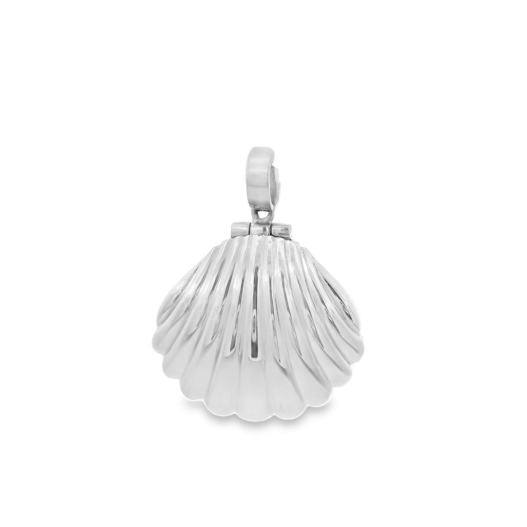 Gold Seashell Photo Locket