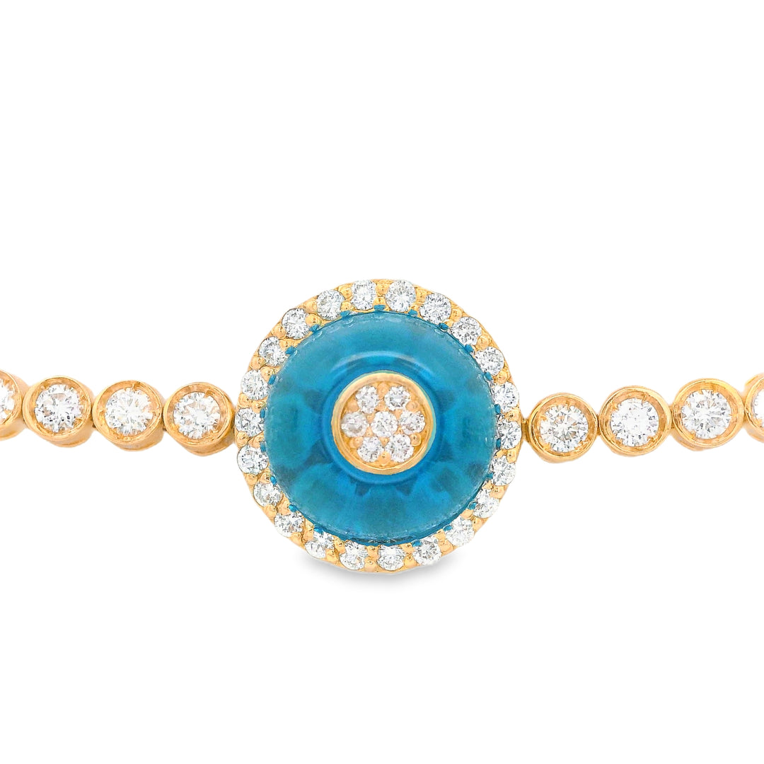 Aqua Bloom Bracelet