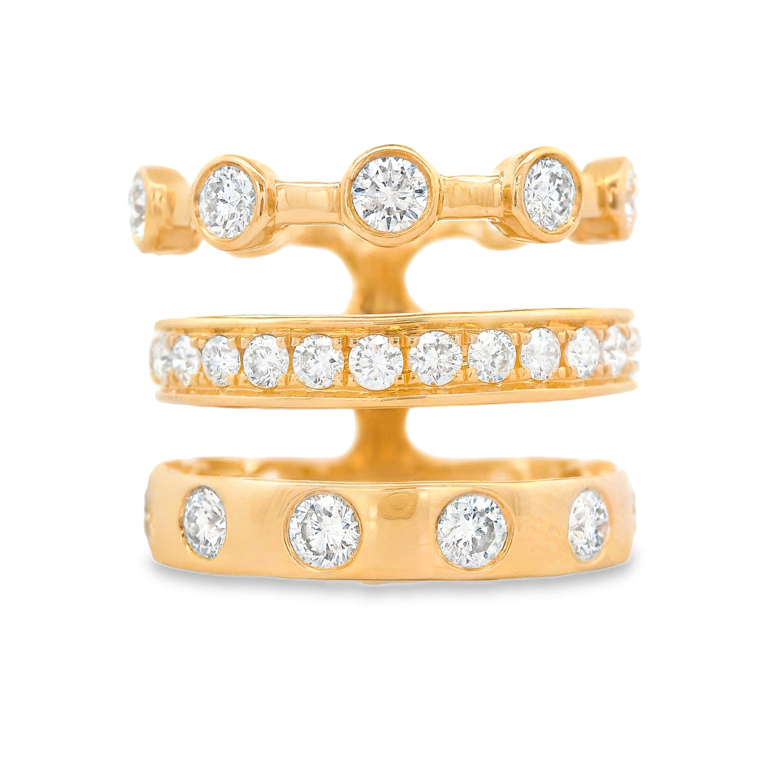 Triple Scoop Ring