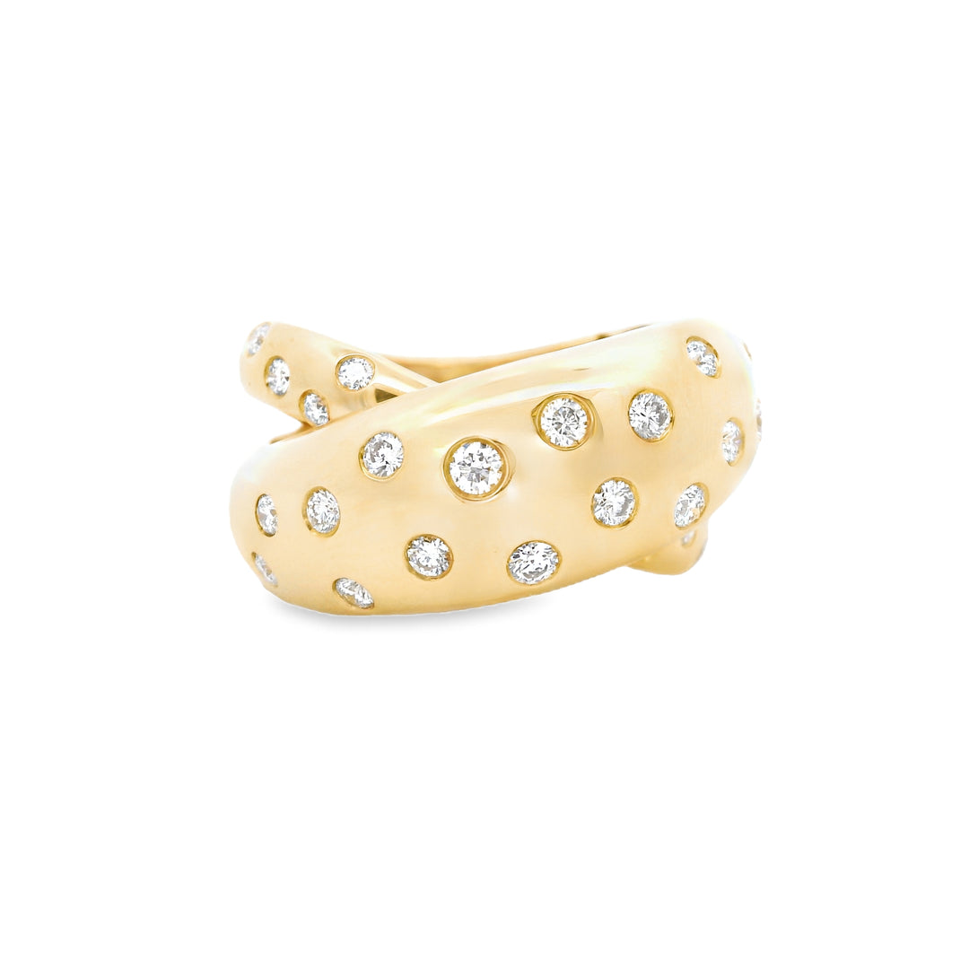 Polkadot Criss Cross Ring