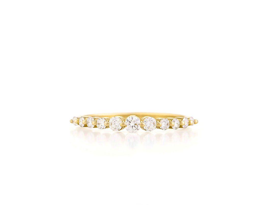 1 Row Graduated Diamonds band