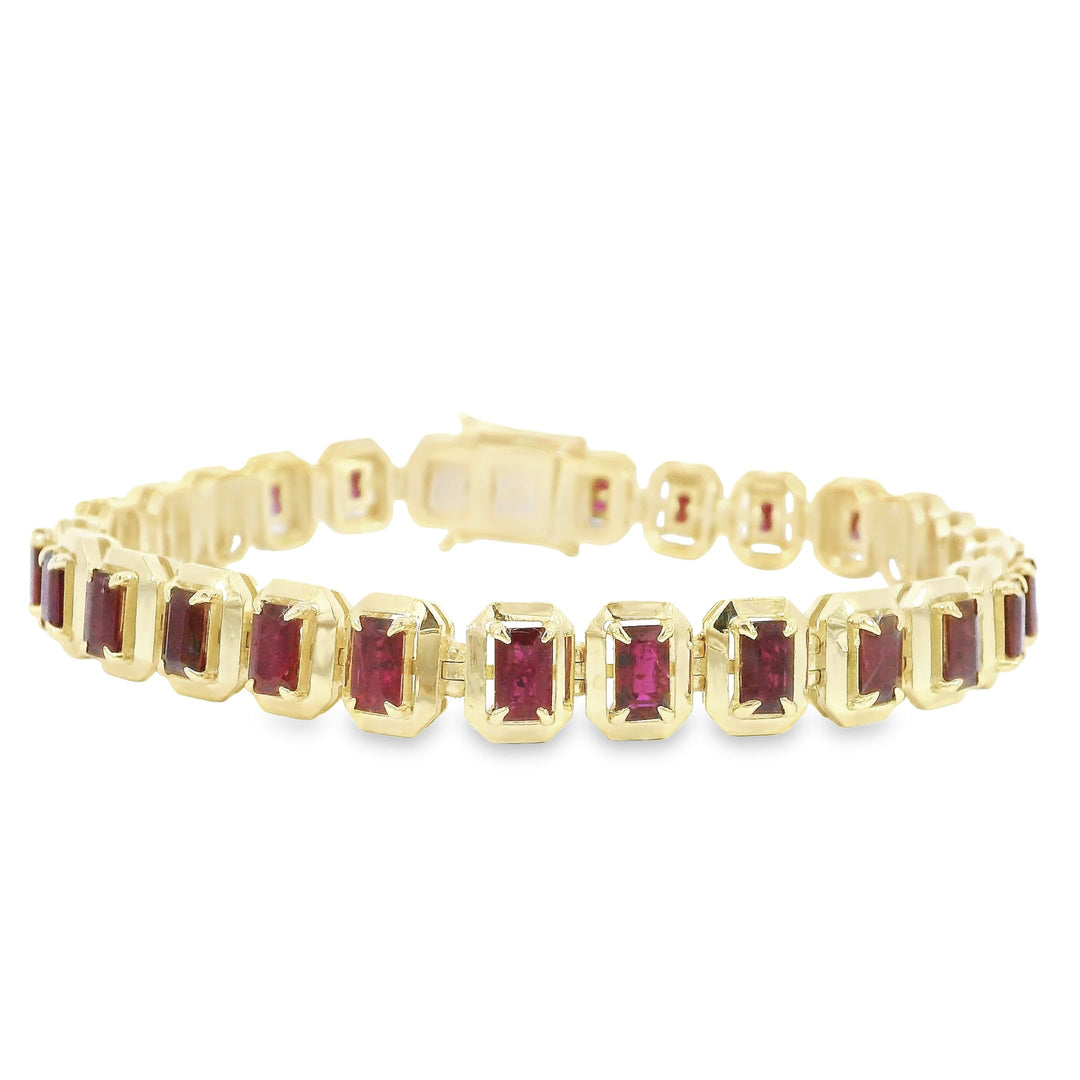 Ruby Delights Tennis Bracelet