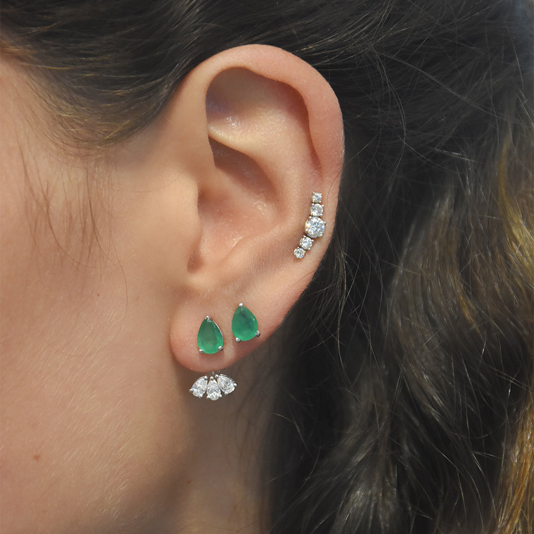 Triple Pear Under Ear